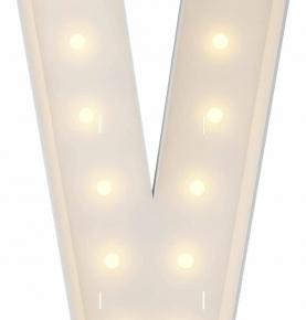 Marquee Light Up Letters, 4FT Marquee Letters V, Mosaic Letters for Balloons, Mosaic Balloon Frame, Giant Cardboard Letters for Birthday Engagement Wedding Party Decoration, Balloon Arch Kit 